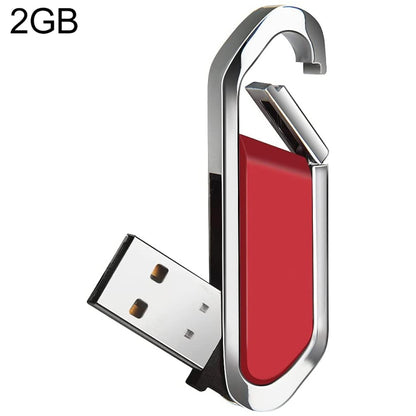 2GB Metallic Keychains Style USB 2.0 Flash Disk (Red), 2GB (Red)