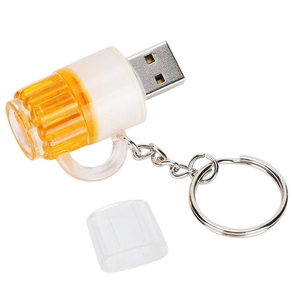Beer Keychain Style USB Flash Disk with 32GB Memory, 32GB