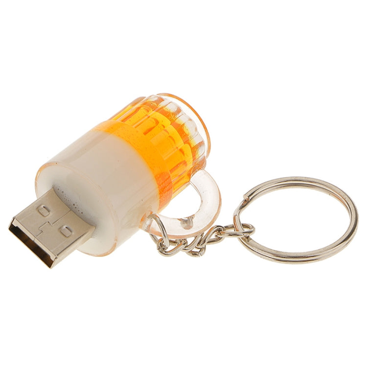 Beer Keychain Style USB Flash Disk with 4GB Memory, 4GB