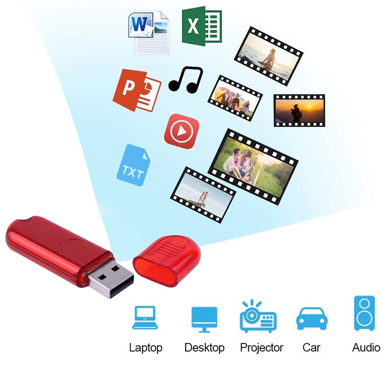 16GB USB Flash Disk, 16GB (Red)