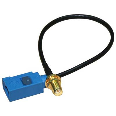 Fakra C Male to RP-SMA Female Connector Adapter Cable / Connector Antenna, Fakra C Male to RP-SMA  Female