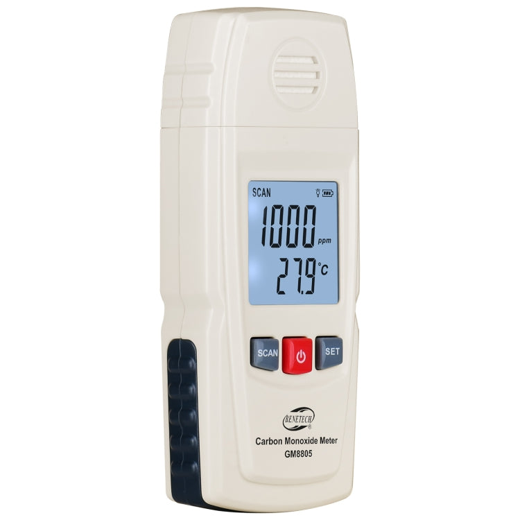 BENETECH GM8805 LCD Display Handheld Carbon Monoxide CO Monitor Detector Meter Tester, Measure Range: 0-1000ppm