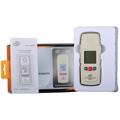 BENETECH GM8805 LCD Display Handheld Carbon Monoxide CO Monitor Detector Meter Tester, Measure Range: 0-1000ppm