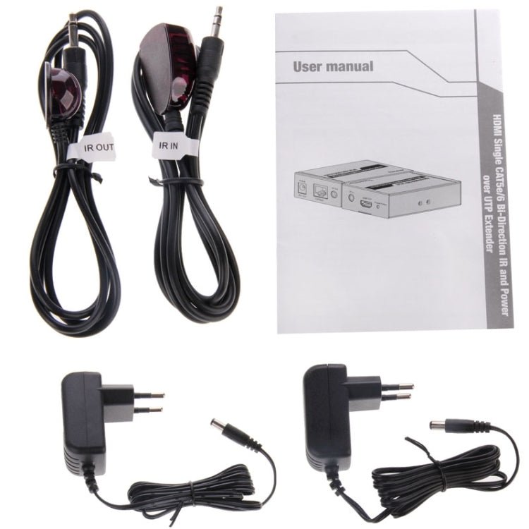 HDMI Extender Over Cat5e / 6, EU Plug, 50m