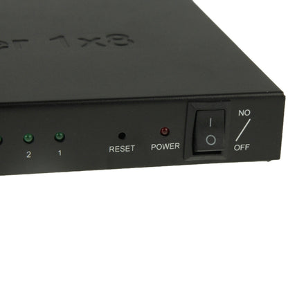 V1.4 Full HD 1080P 1 x 8 HDMI Amplifier Splitter, Support 3D, 1x8 HDMI, Support 3D