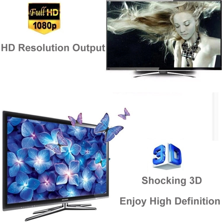 V1.4 Full HD 1080P 1 x 8 HDMI Amplifier Splitter, Support 3D, 1x8 HDMI, Support 3D
