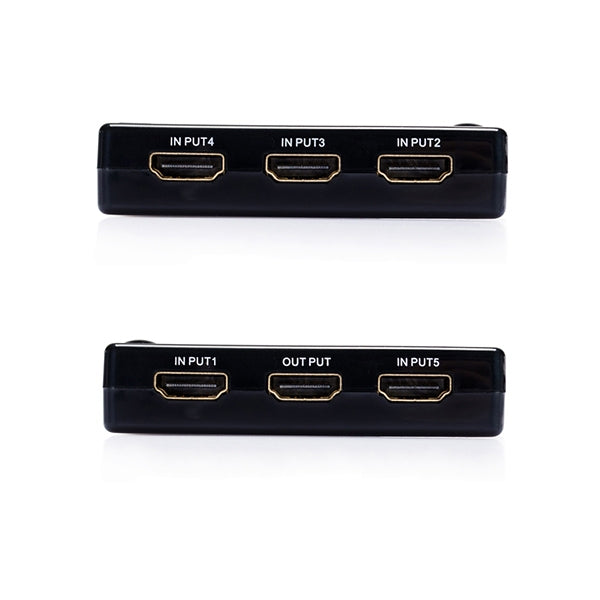 5 Ports 1080P HDMI Switch with Remote Controller, Support HDTV, Support HDTV