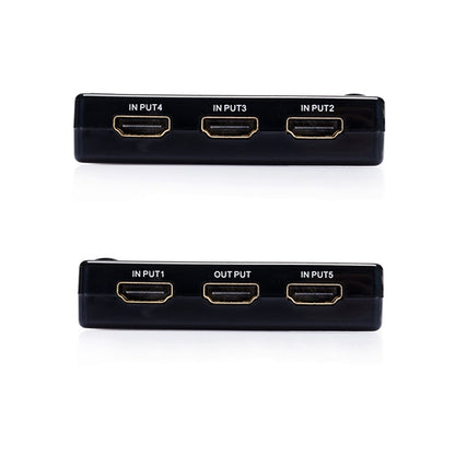 5 Ports 1080P HDMI Switch with Remote Controller, Support HDTV, Support HDTV
