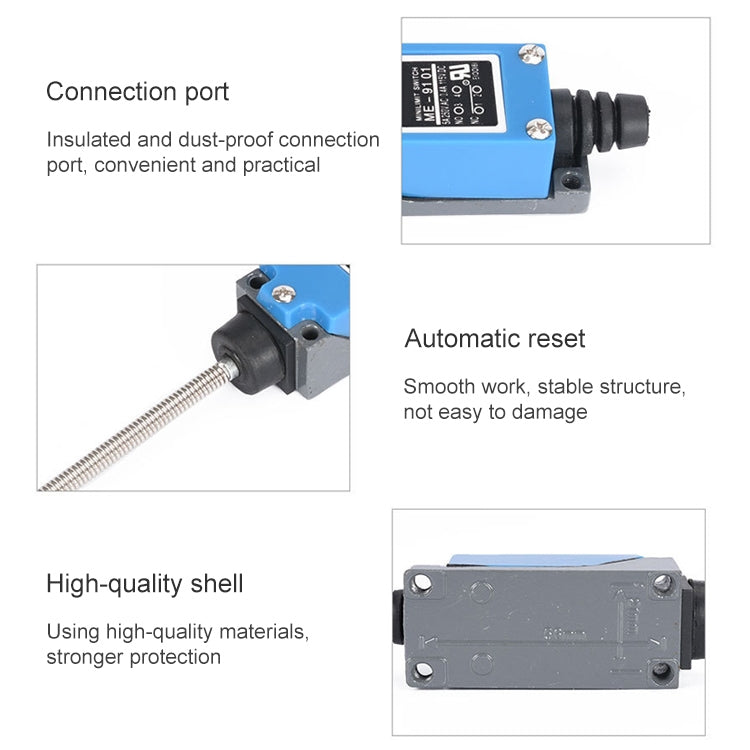 ME-9101 Automatic Reset Wobble Stick Head Mini Limit Switch