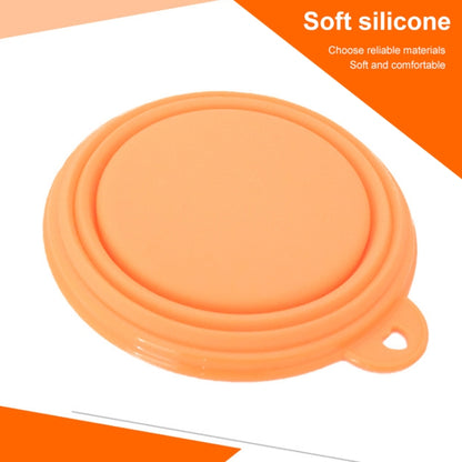 Portable Stretchable Silicon Food Feeder Dish Serving Bowl Water Container for Cat Dog Pet (Random Color Delivery), Stretchable Silicon Food Feeder