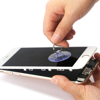 Suction Cup with Metal Key Ring for Cell Phone LCD Screen Removal Opening Repair Tools, Key Ring