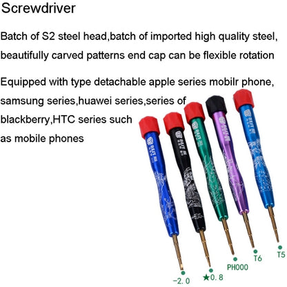 BEST BST-111 17 in 1 Professional Multi-purpose Repair Tool Set for Mobile Phone / Laptop Computer, BST-111