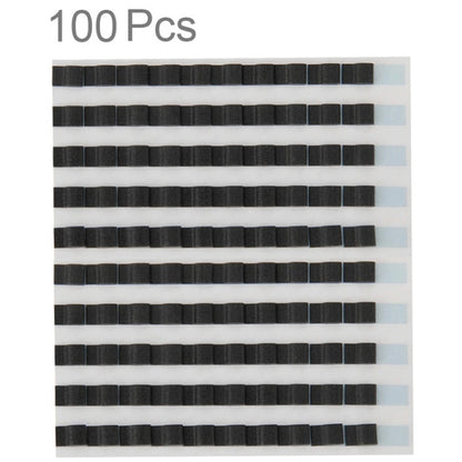 100 PCS for iPhone 6 Home Key Iron Buckle Conductive Cotton Pads Sticker, For 6