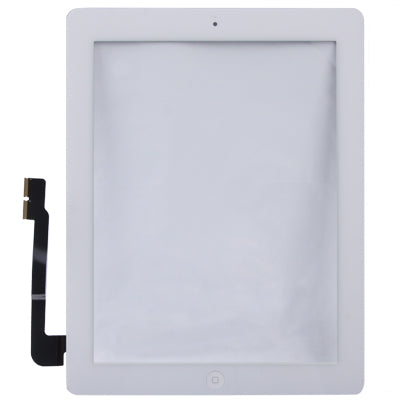 (Controller Button + Home Key Button PCB Membrane Flex Cable + Touch Panel Installation Adhesive)  Touch Panel for New iPad (iPad 3), For New iPad+Adhesive, For New iPad + Adhesive