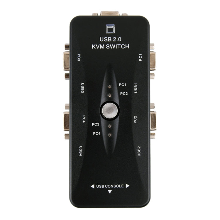 4-PORT KVM Switch, 4 Ports (with USB)