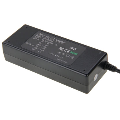 AU-90W+13 TIPS 90W 15V 6A Universal AC Power Adapter Charger with 13 Tips Connectors for Laptop Notebook, EU Plug, AU-90W