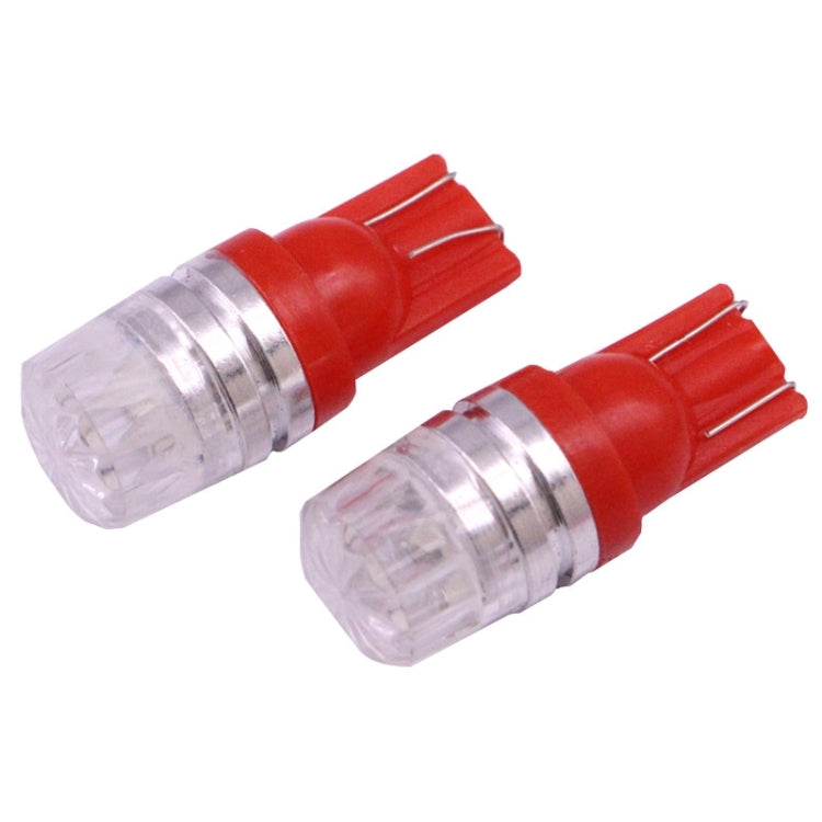 2 PCS T10 1.5W 60LM 1 LED Dark Blue COB LED Brake Light for Vehicles, DC12V