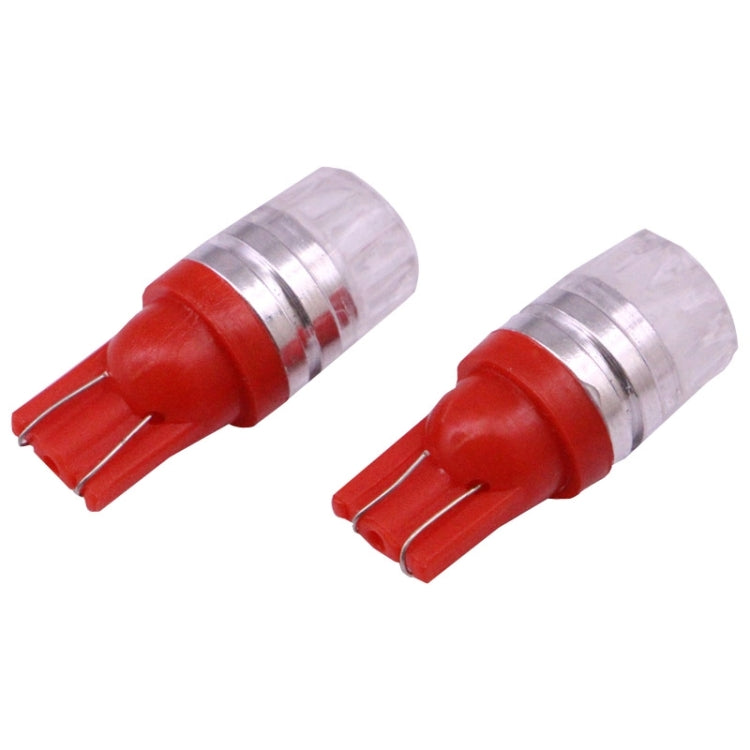 2 PCS T10 1.5W 60LM 1 LED Dark Blue COB LED Brake Light for Vehicles, DC12V