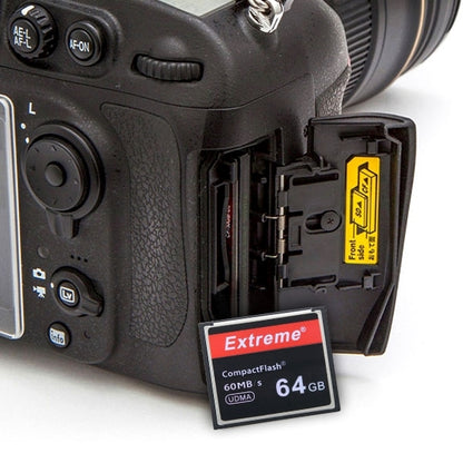 64GB Extreme Compact Flash Card, 400X Read  Speed, up to 60 MB/S (100% Real Capacity), 64GB
