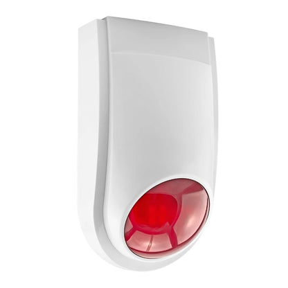 Outdoor Siren with Red Flashlight , Can be used 1.2A 12V as a Backup Battery , PA-100, PA-100 Red