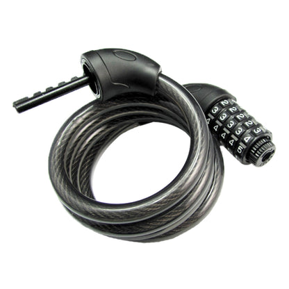 5 Digits Bicycle Motorcycle Steel Wire Lock Strip, 5 Digits Steel Wire Lock
