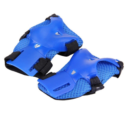 6 in 1 Roller Skate Knee & Elbow & Wrist Pads Protective Gear Sets, Gear Sets(Dark Blue), Gear Sets(Purple), Gear Sets(Blue), Gear Sets(Pink), Gear Sets(Black)