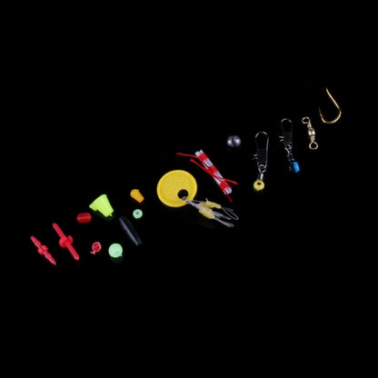 Rock Fishing Boxed Accessories Fishing Hooks Space Beans Retaining Beads Fishing Bait Fishing Tools Set, QT004