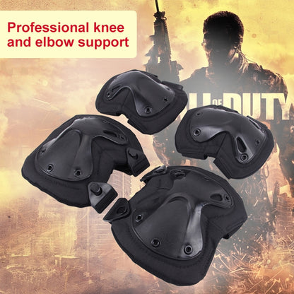 Unique X-shaped Couples Hatch XTAK Knee and Elbow Pads Protective Gear, Pads Protective Gear(Black)