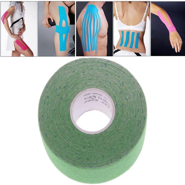 Waterproof Kinesiology Tape Sports Muscles Care Therapeutic Bandage, Size: 5m(L) x 5cm(W), Size: 5mx 5cm White, Size: 5mx 5cm Green, Size: 5mx 5cm, Size: 5mx 5cm Red, Size: 5mx 5cm Yellow, Size: 5mx 5cm Orange, Size: 5mx 5cm Blue, Size: 5m x 5cm Magent...
