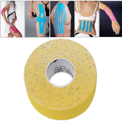 Waterproof Kinesiology Tape Sports Muscles Care Therapeutic Bandage, Size: 5m(L) x 5cm(W), Size: 5mx 5cm White, Size: 5mx 5cm Green, Size: 5mx 5cm, Size: 5mx 5cm Red, Size: 5mx 5cm Yellow, Size: 5mx 5cm Orange, Size: 5mx 5cm Blue, Size: 5m x 5cm Magent...