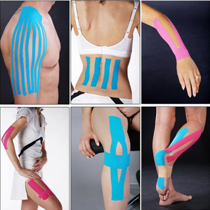 Waterproof Kinesiology Tape Sports Muscles Care Therapeutic Bandage, Size: 5m(L) x 5cm(W), Size: 5mx 5cm Apricot, Size: 5mx 5cm Black, Size: 5mx 5cm White, Size: 5mx 5cm Green, Size: 5mx 5cm, Size: 5mx 5cm Red, Size: 5mx 5cm Yellow, Size: 5mx 5cm Orang...