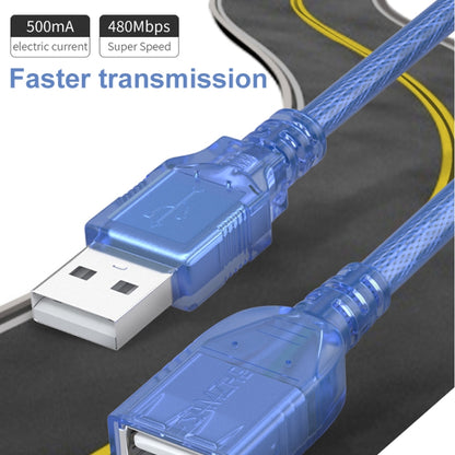 USB 2.0 AM to AF Extension Cable, Length: 10m, AM to AF, Length: 30cm