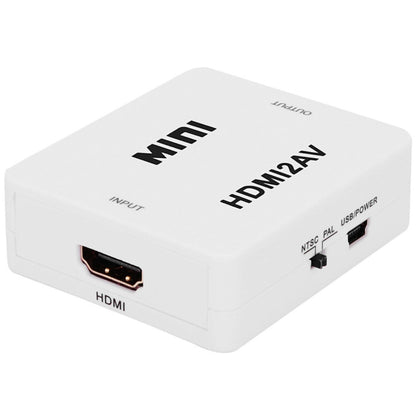 VK-126 MINI HDMI to CVBS/L+R Audio Converter Adapter (Scaler), MINI HDMI to CVBS/L+R