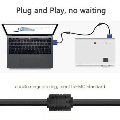 3m Good Quality VGA 15 Pin Male to VGA 15 Pin Female Cable for LCD Monitor, Projector, etc, Length: 3m