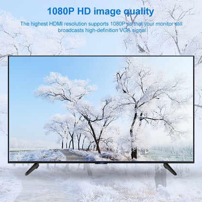 Full HD 1080P VGA to HDMI Adapter, 1.3 Version HDMI Standard, 1.3 Version HDMI