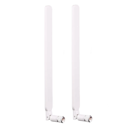 2 PCS B593 5dBi SMA Male 4G LTE Router Antenna, B593 5dBi Antenna White, B593 5dBi Antenna Black