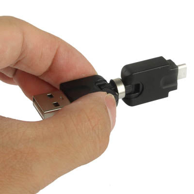 USB 2.0 AM to Micro USB 360 Degree Swivel Adapter for Galaxy S IV / i9500 / S III / i9300 /Note II / N7100 / i9220 / i9100 / i9082 / Nokia / LG / BlackBerry / HTC One X /Amazon Kindle / Sony Xperia etc, USB 2.0 AM