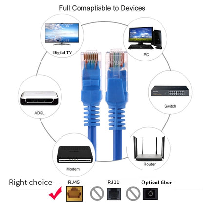 Cat5e Network Cable, Length: 10m, 10m Blue