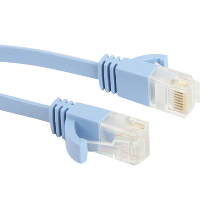 50m Ultra-thin Flat Ethernet Network LAN Cable, CAT6a, Length: 50m (Baby Blue)