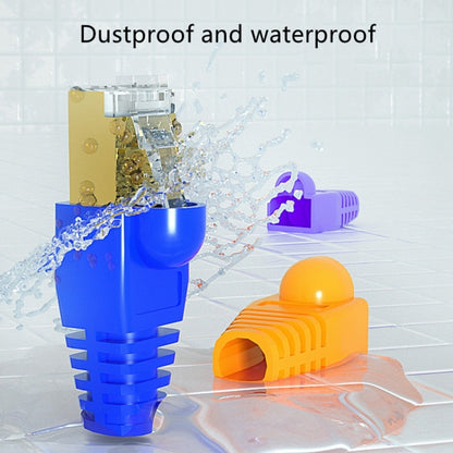 Network Cable Boots Cap Cover for RJ45, Green (500 pcs in one packaging , the price is for 500 pcs), 500 Pcs Grey, 500 Pcs Black, 500 Pcs Red, 500 Pcs Blue, 500 Pcs White, 500 Pcs Yellow, 500 Pcs Green