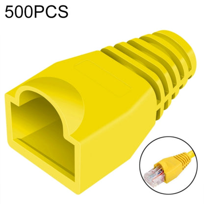 Network Cable Boots Cap Cover for RJ45, Green (500 pcs in one packaging , the price is for 500 pcs), 500 Pcs Grey, 500 Pcs Black, 500 Pcs Red, 500 Pcs Blue, 500 Pcs White, 500 Pcs Yellow, 500 Pcs Green