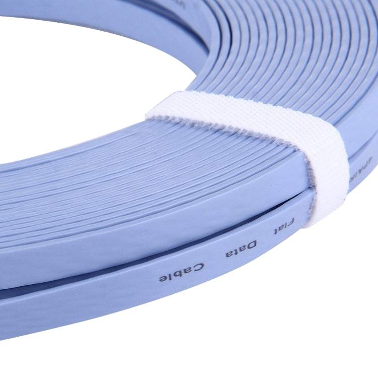 15m  CAT6 Ultra-thin Flat Ethernet Network LAN Cable, 15m Blue