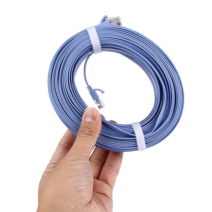 CAT6 Ultra-thin Flat Ethernet Network LAN Cable, 30m Blue