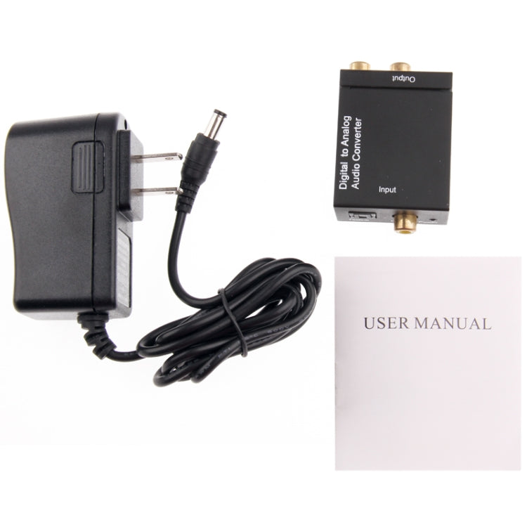 Digital to Analog Audio Converter , Spdif+Coaial to 2RCA--