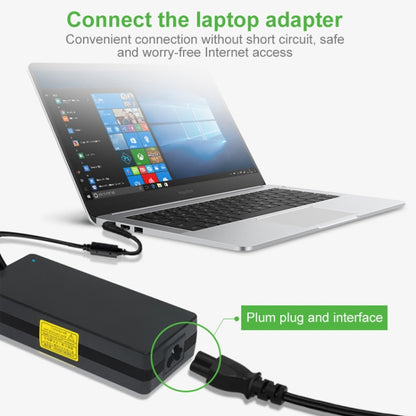 3 Prong Style US Notebook Power Cord, Cable Length: 1.2m, US Plug, Length:1.2m