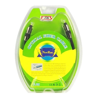 Braided Optical Audio Cable, OD: 5.0mm, Length: 2m, OD: 5.0mm