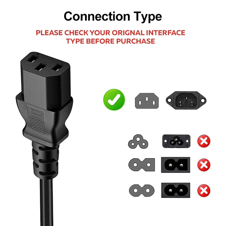 Small UK Power Cord, Cable Length: 1.2m, Small UK Plug, Length: 1.2m