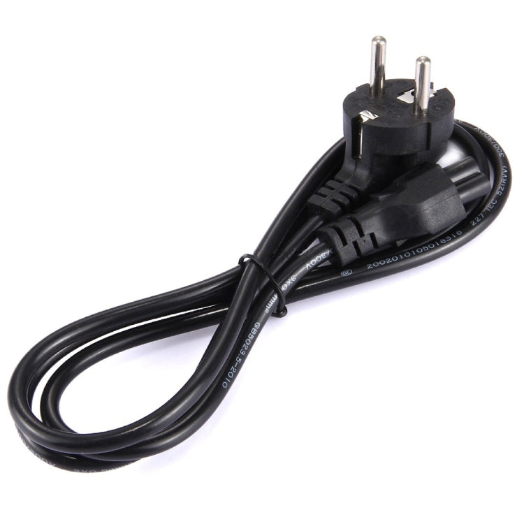 1.8m 3 Prong Style EU Notebook Power Cord, EU Plug, Length:1.8m