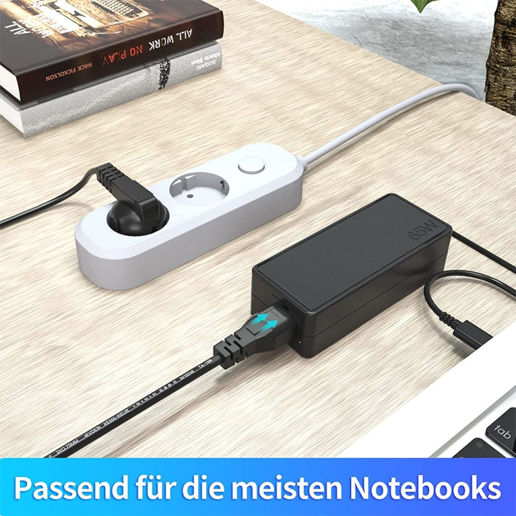 1.8m 3 Prong Style EU Notebook Power Cord, EU Plug, Length:1.8m