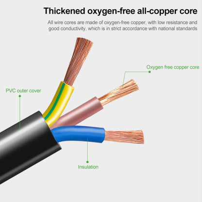 3 Prong Style Brazil AC Power Cord, Length: 1.8m ( OD6.8 ), Brazil Plug, 1.8m
